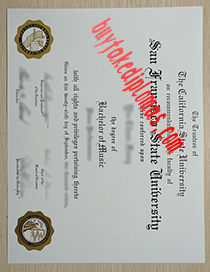 San Francisco State University fake degree