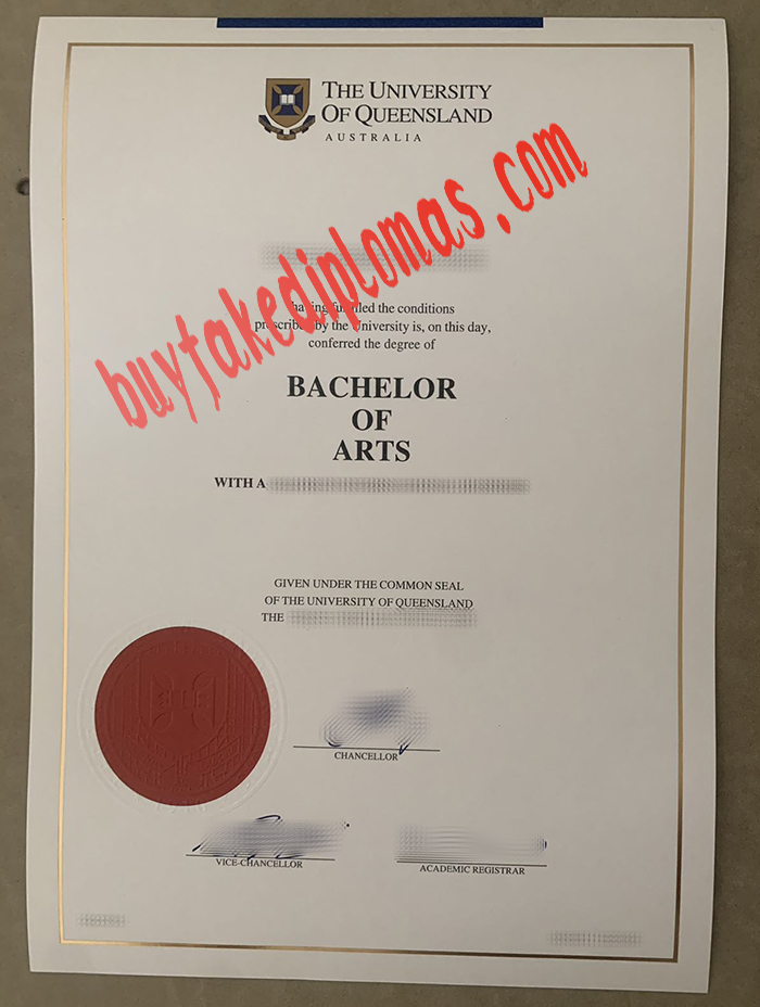 University of Queensland fake degree