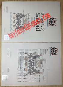 Fake University of Salford Certificate