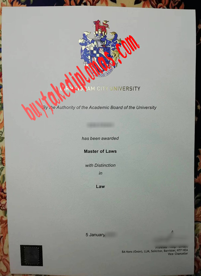 Birmingham City University fake degree