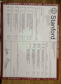 Leland Stanford Junior University fake transcript