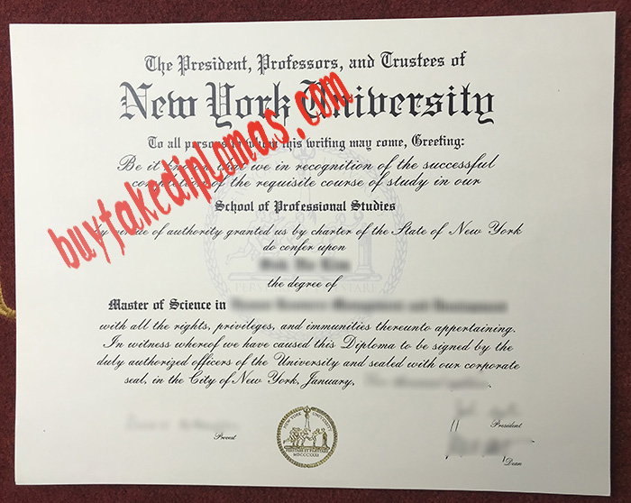 New York University fake diploma