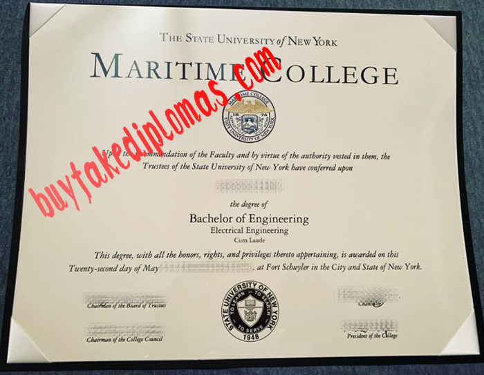 State University of New York Maritime College fake degree