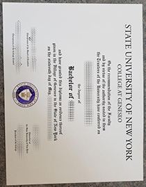State University of New York at Geneseo fake degree