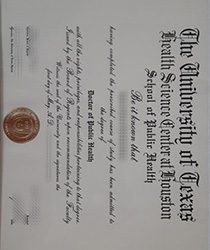 University of Texas Health Science Center at Houston diploma Repercussion in society.