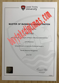 Leeds Trinity University fake diploma