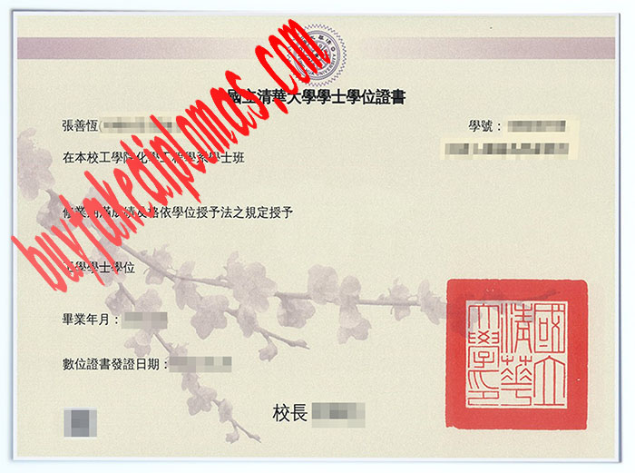 National Tsing Hua University fake diploma