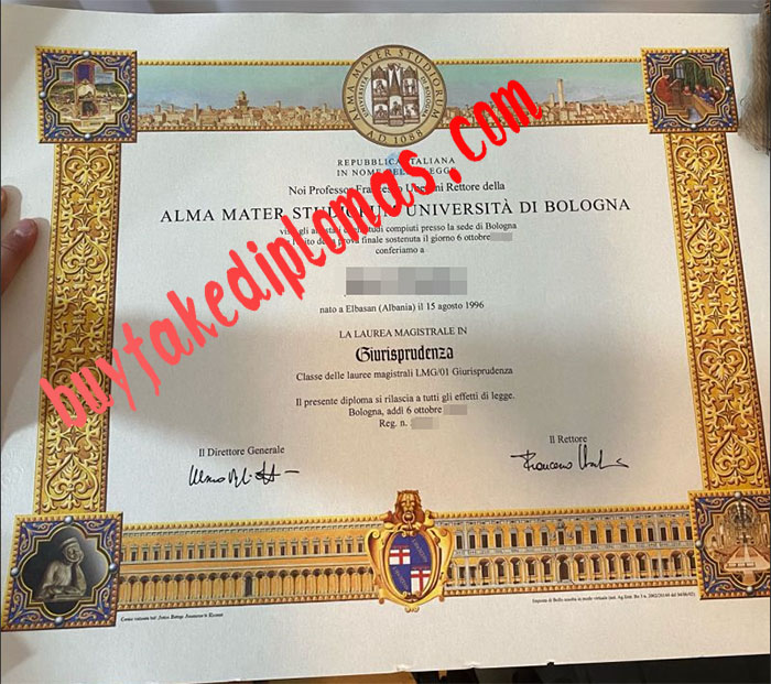 Bologna University fake diploma