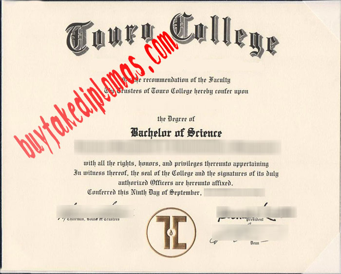 Touro College fake diploma